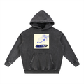 Snow Wash Fleece Oversize Hoodie