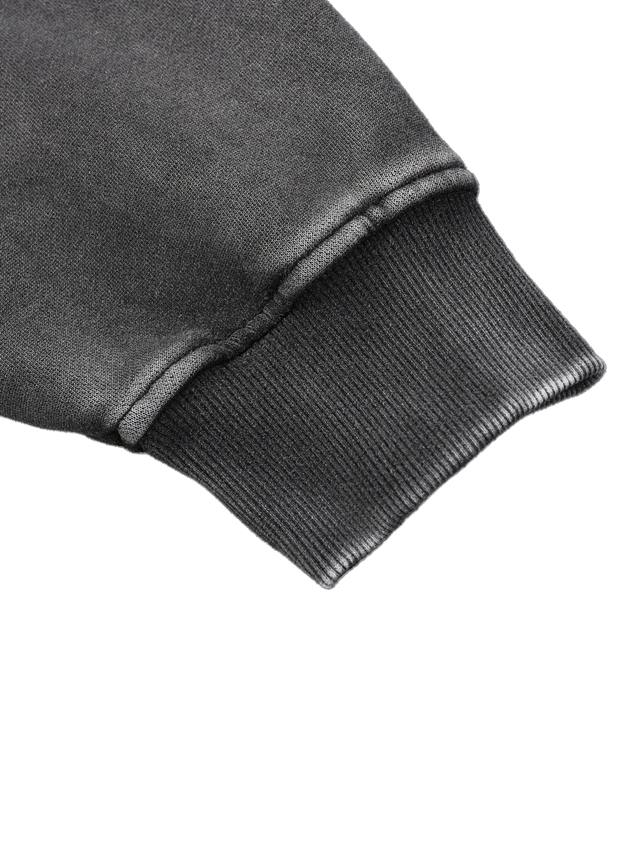 Snow Wash Fleece Oversize Hoodie